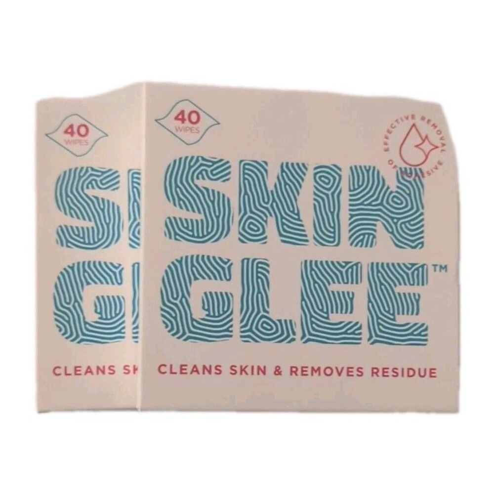 NEW 2 PACKS Not Just a Patch Skin Glee CGM Skin Cleanser, 40.0 ea